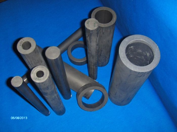 BARRA HUECA DE PTFE CON CARBÓN GRAFITO